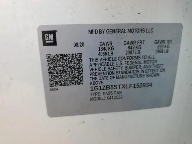 2020 CHEVROLET MALIBU LS  