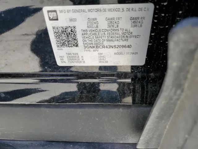 2022 CHEVROLET BLAZER 2LT  