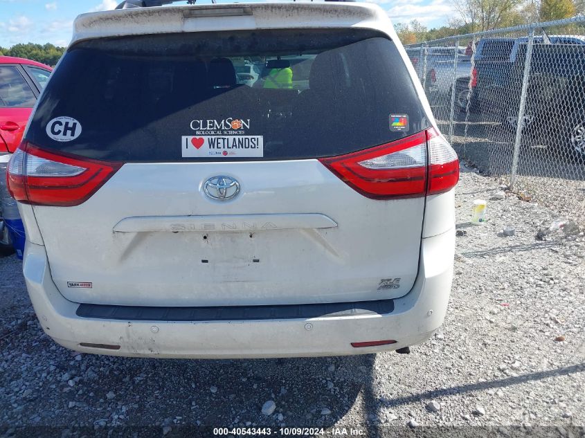 2015 TOYOTA SIENNA XLE PREMIUM 7 PASSENGER