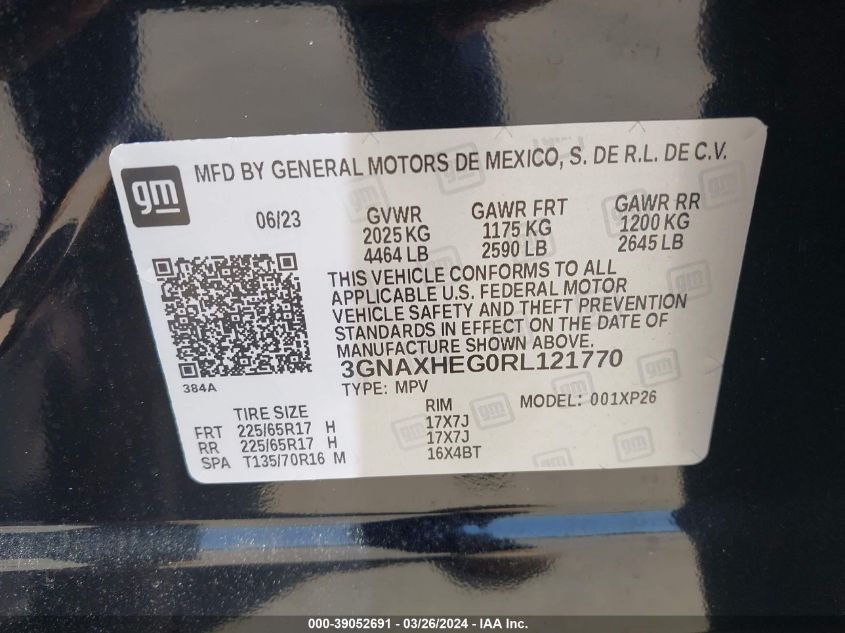 2024 CHEVROLET EQUINOX FWD LS