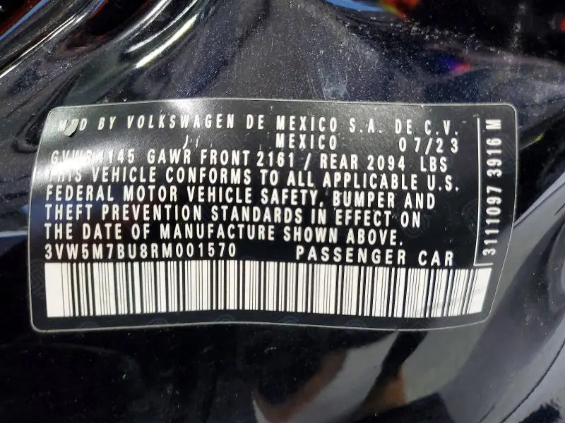 2024 VOLKSWAGEN JETTA S  