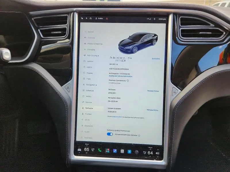 2015 TESLA MODEL S   