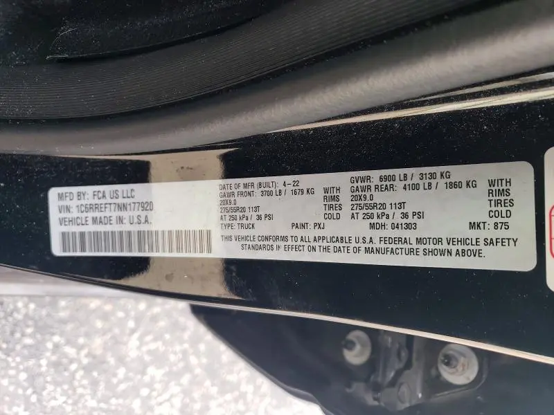 2022 RAM 1500 BIG HORN  