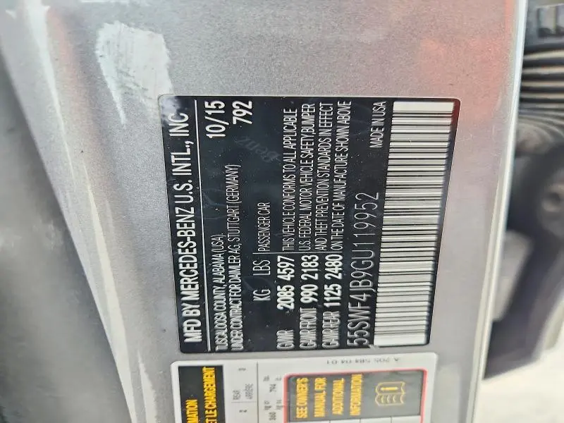 2016 MERCEDES-BENZ C 300  