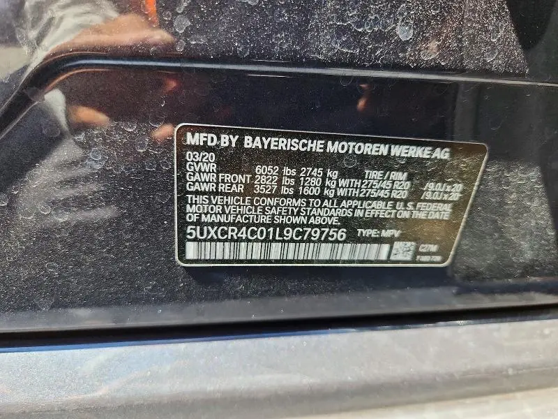 2020 BMW X5 SDRIVE 40I  