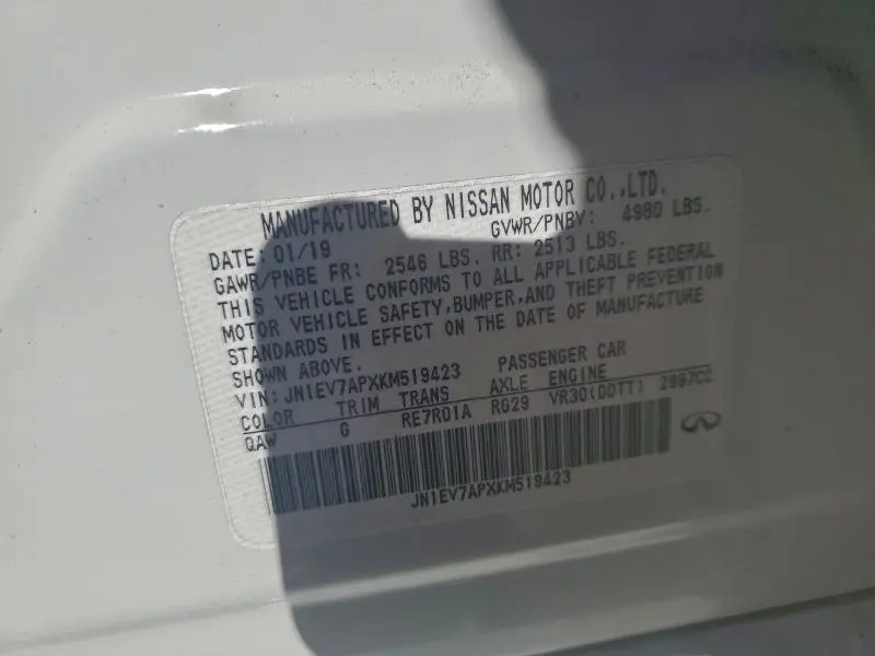 2019 INFINITI Q50 LUXE  