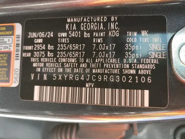 2024 KIA SORENTO LX  