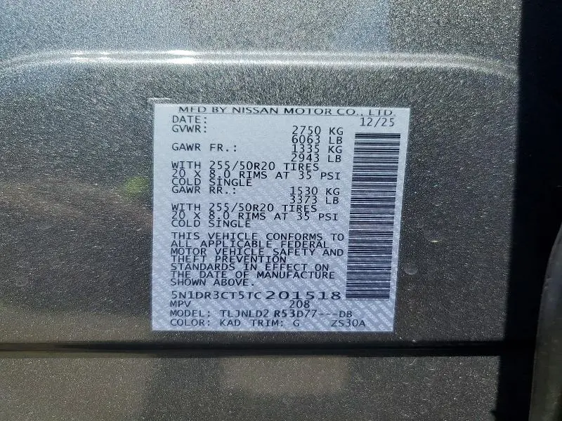 2026 NISSAN PATHFINDER SL  