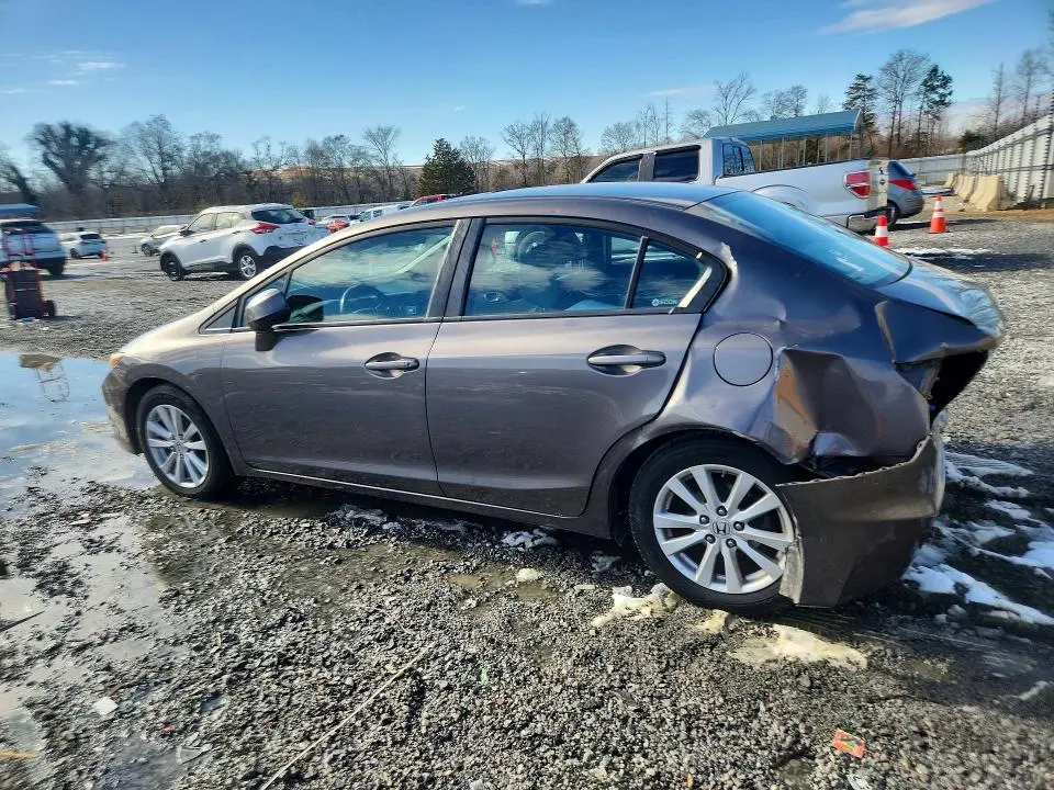 2012 HONDA CIVIC EXL  