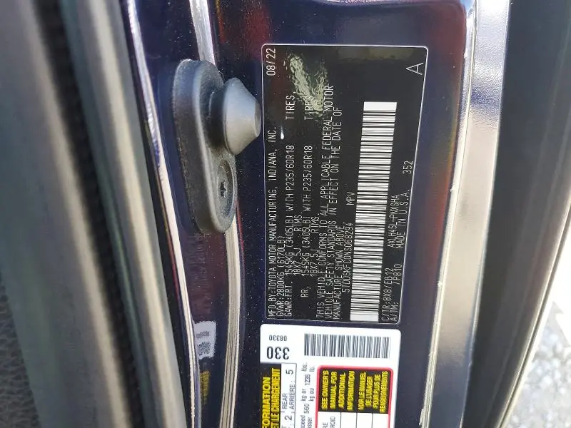 2022 TOYOTA SIENNA XSE  