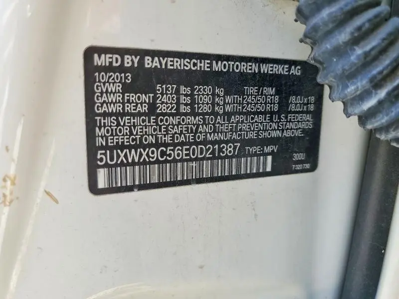 2014 BMW X3 XDRIVE28I  