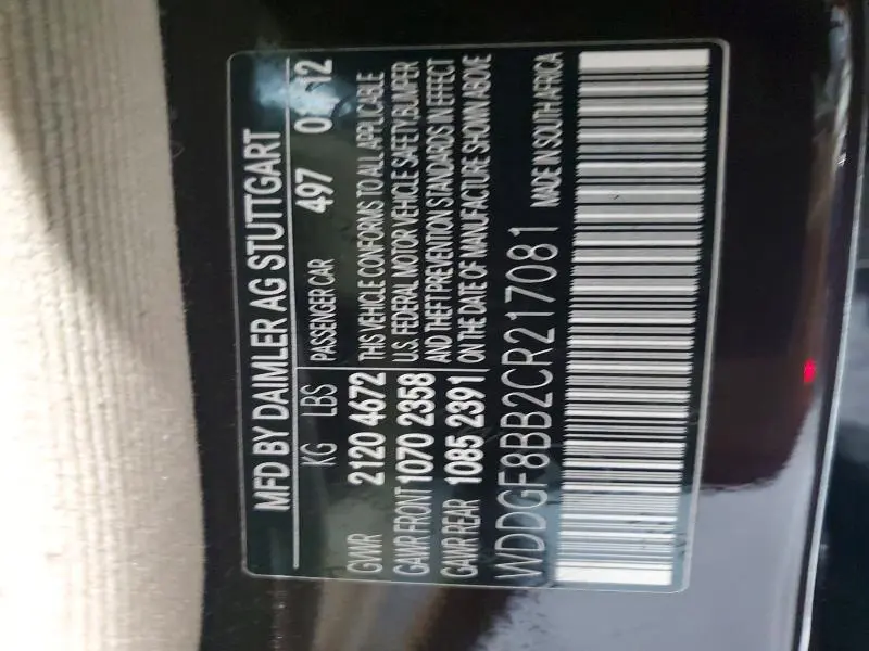 2012 MERCEDES-BENZ C 300 4MATIC  