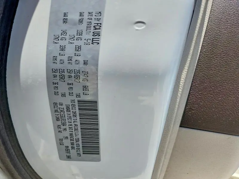 2018 CHRYSLER PACIFICA TOURING L PLUS  