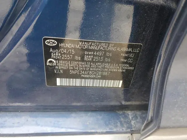 2016 HYUNDAI SONATA SPORT  