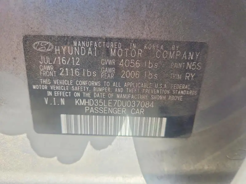 2013 HYUNDAI ELANTRA GT BASE  