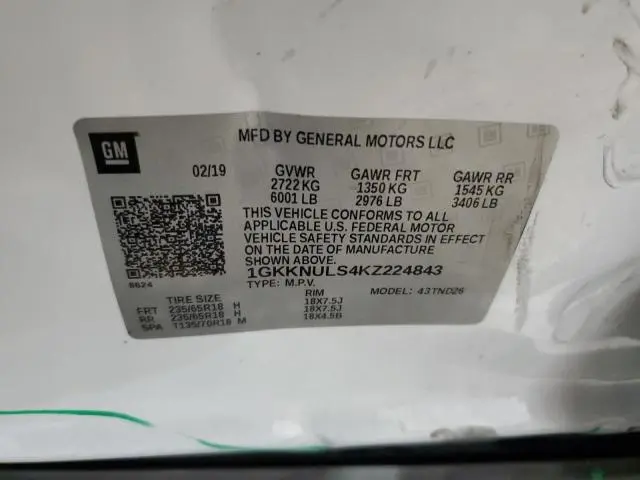 2019 GMC ACADIA SLT-1  