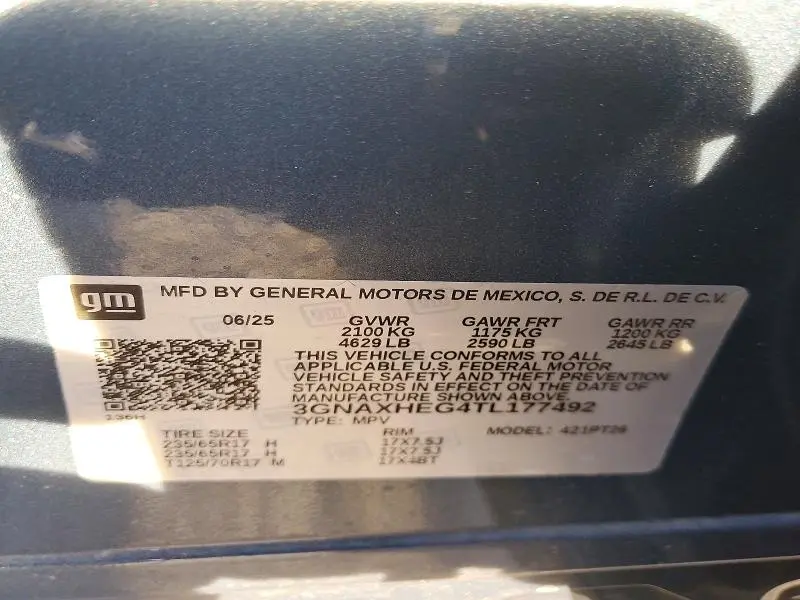 2026 CHEVROLET EQUINOX LT  