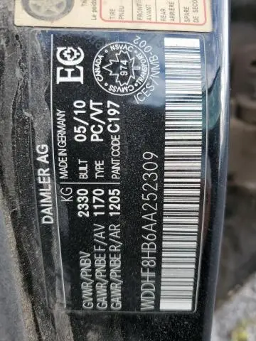 2010 MERCEDES-BENZ E 350 4MATIC  