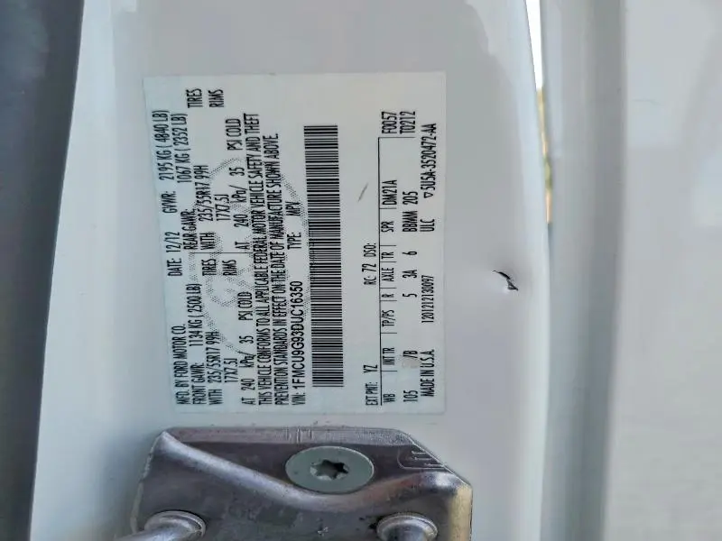 2013 FORD ESCAPE SE  