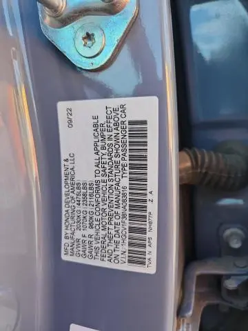 2022 HONDA ACCORD SPORT  