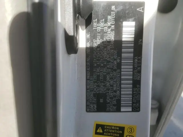 2011 TOYOTA HIGHLANDER BASE  