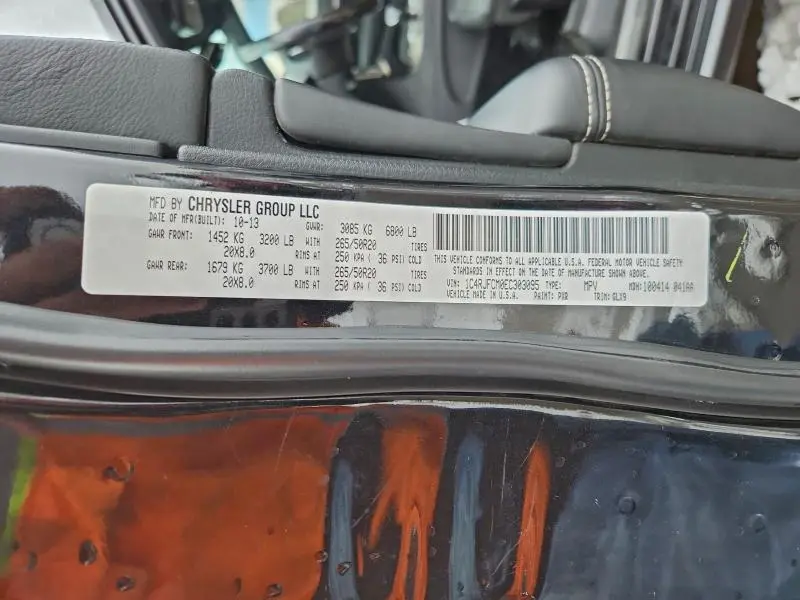 2014 JEEP GRAND CHEROKEE OVERLAND  