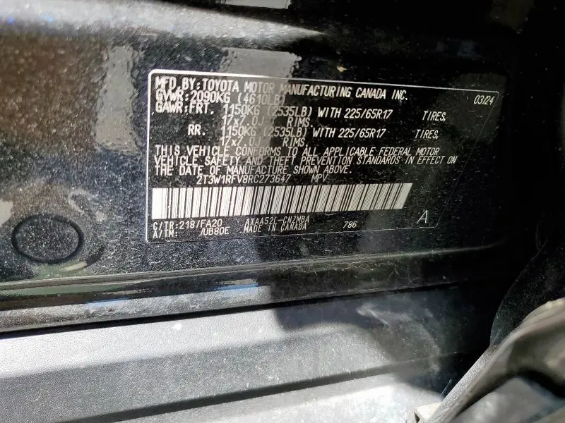 2024 TOYOTA RAV4 XLE