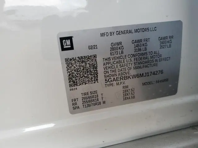 2021 BUICK ENCLAVE ESSENCE  