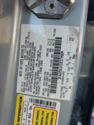 2014 FORD FUSION SE HYBRID  