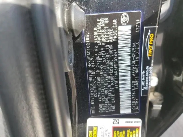 2023 TOYOTA CAMRY XLE  