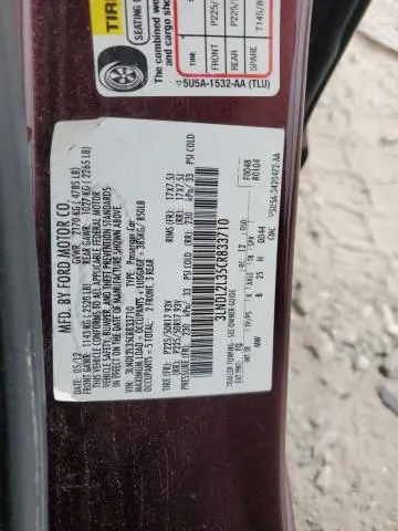 2012 LINCOLN MKZ HYBRID  