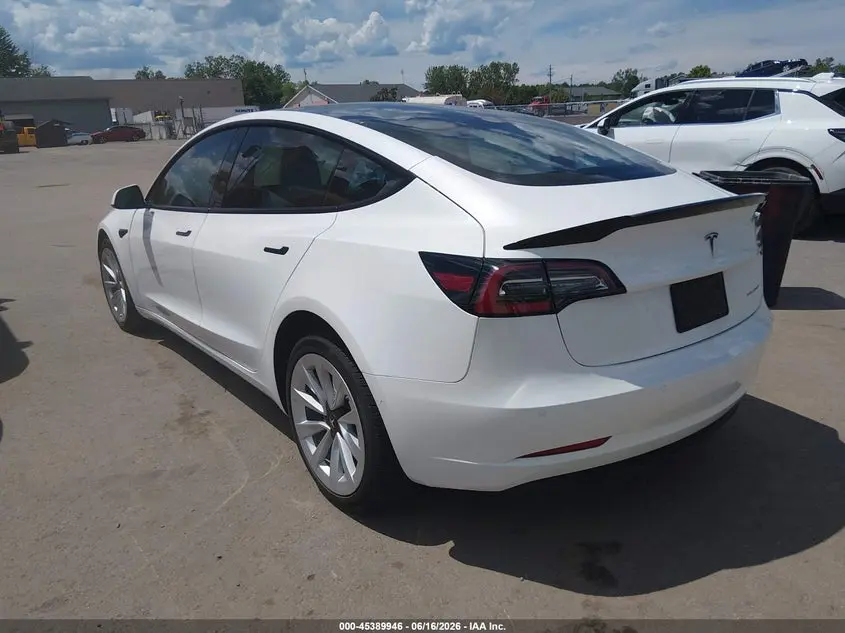 2022 TESLA MODEL 3 LONG RANGE DUAL MOTOR ALL-WHEEL DRIVE