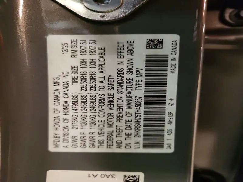 2026 HONDA CR-V EXL  