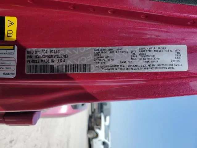 2021 JEEP WRANGLER UNLIMITED SAHARA 4XE  