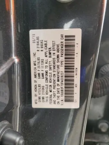 2015 ACURA TLX ADVANCE  