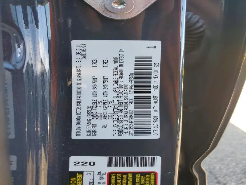 2024 TOYOTA TACOMA SR  
