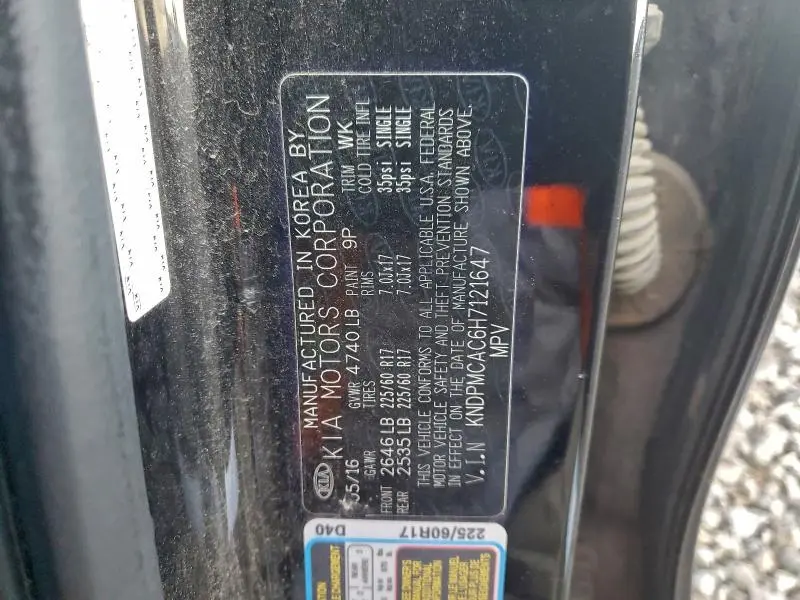 2017 KIA SPORTAGE LX  