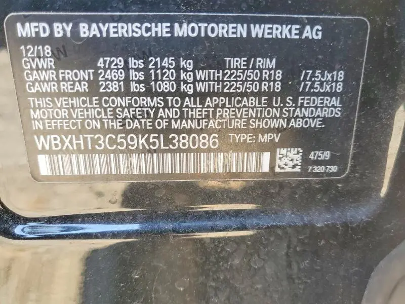 2019 BMW X1 XDRIVE28I  