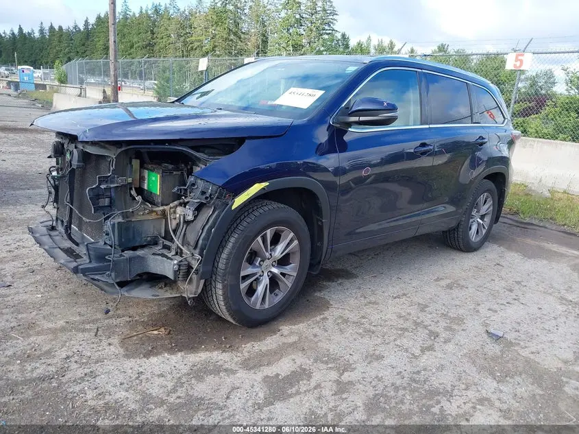 2015 TOYOTA HIGHLANDER XLE V6