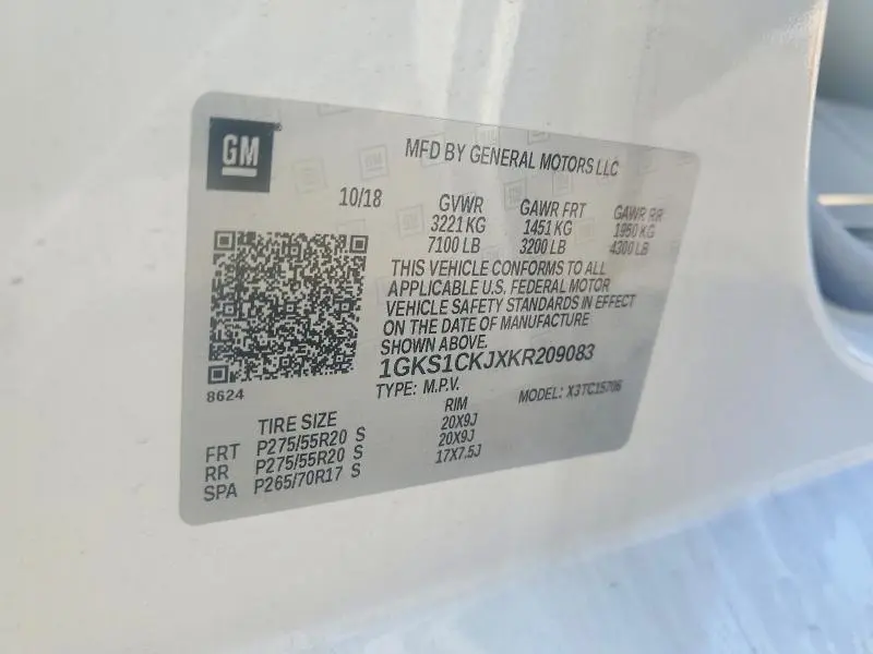 2019 GMC YUKON DENALI  