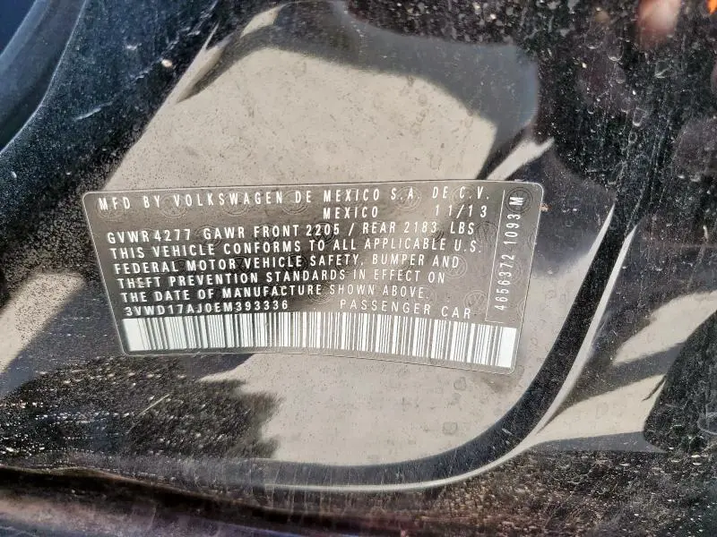 2014 VOLKSWAGEN JETTA SE  