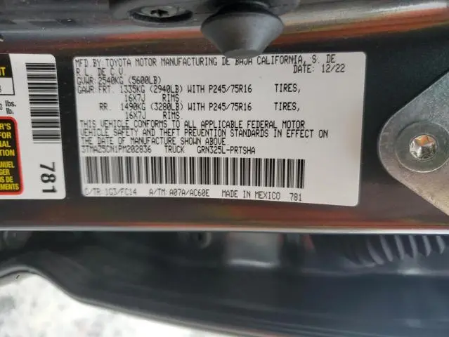 2023 TOYOTA TACOMA DOUBLE CAB  