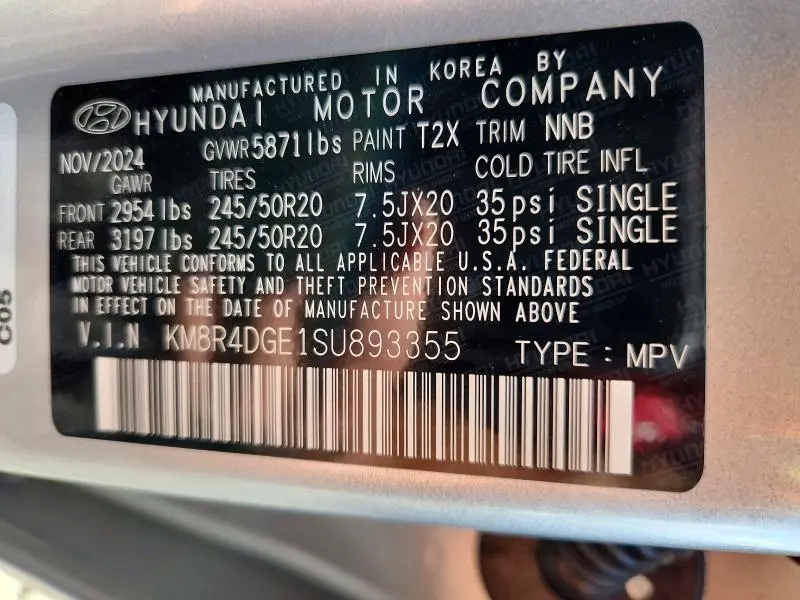2025 HYUNDAI PALISADE SEL PREMIUM  
