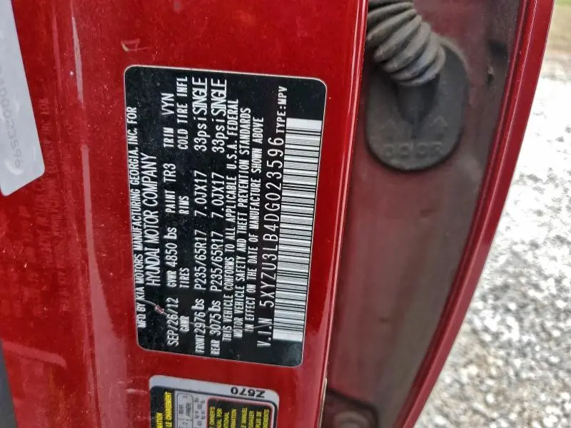 2013 HYUNDAI SANTA FE SPORT   