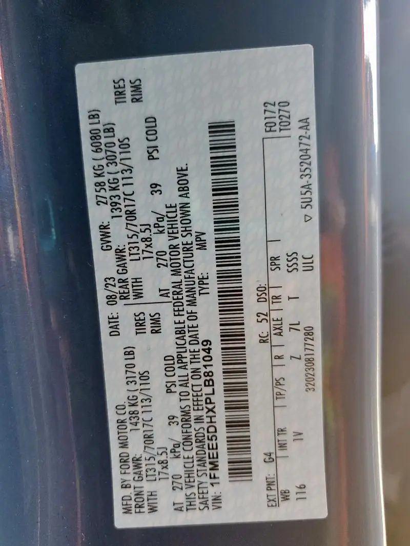 2023 FORD BRONCO BASE  