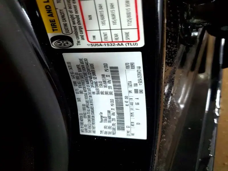 2016 FORD FIESTA SE  