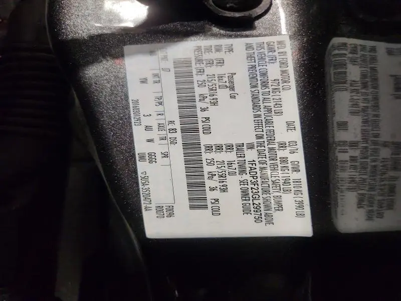 2016 FORD FOCUS SE  