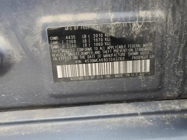 2013 SUBARU LEGACY 2.5I  