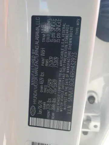 2024 HYUNDAI TUCSON SEL  
