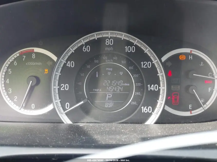 2016 HONDA ACCORD LX